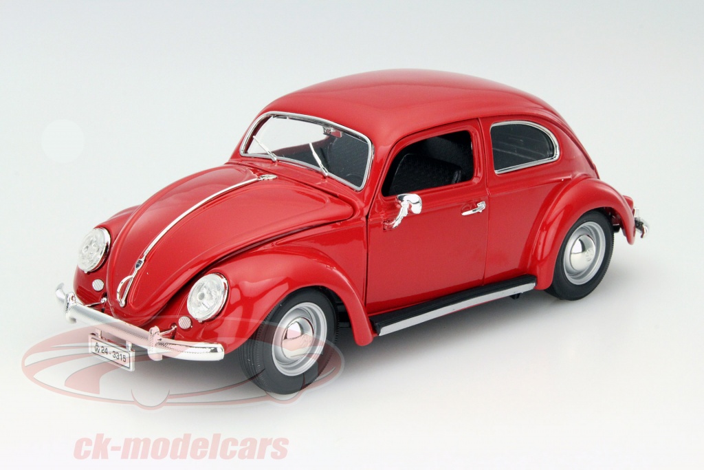 Bburago 1:18 Volkswagen VW Käfer Baujahr 1955 rot 18-12029 