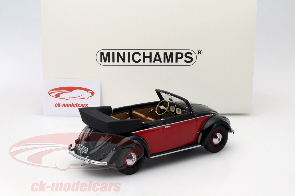 107054132 VW Volkswagen Beetle Convertible Black & Red