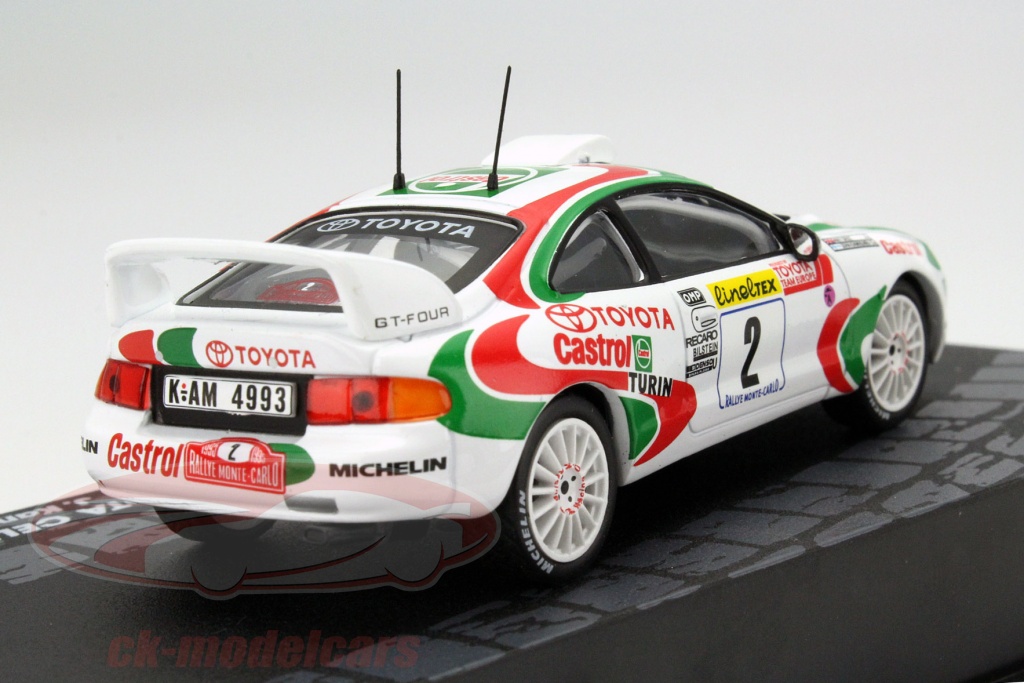 Voiture De Rallye TOYOTA CELICA GT-FOUR N°31 Monte Carlo 1999 - Altaya 1/43, Neuve, Boîte D'origine