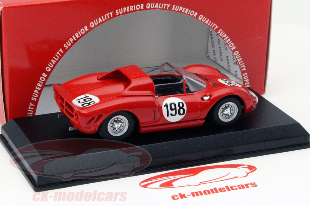 MODEL BOX FERRARI 275 P2 n°198 Winner Targa