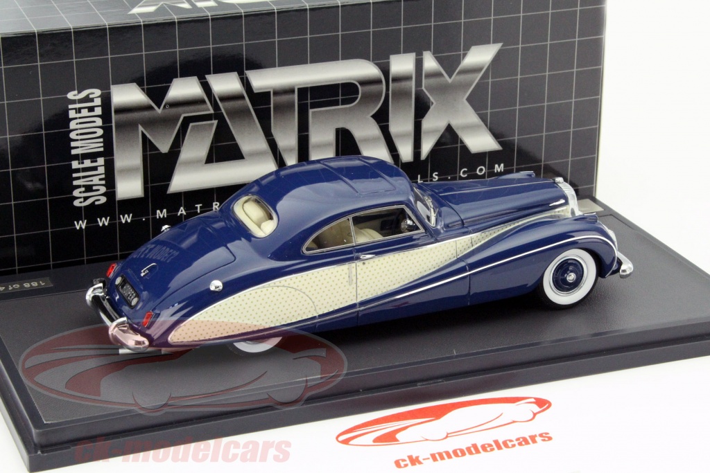 Matrix 1/43 – Daimler DE 36 Hooper Cabriolet 1953 (MX10402-023) – Résine Vert