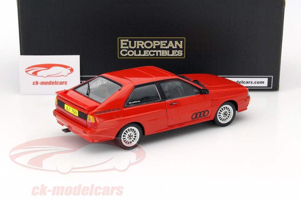 Miniature Audi Quattro 1980 Rouge - Minichamps 1:18, Métal Moulé Sous Pression, Neuve