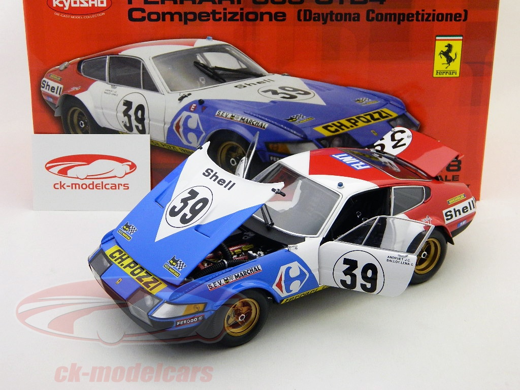 京商1/18 フェラーリ365 GTB4 デイトナ ルマン1972 No.39
