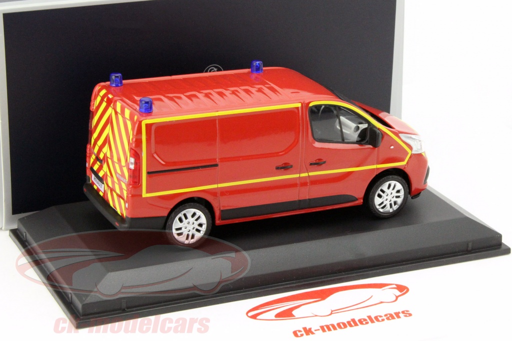 Ren11 car 1/43 norev dealer pack renault trafic III combi grand 2018 copper - ne