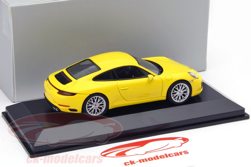 Miniature Herpa Porsche 911 Carrera 4 Cabriolet Blanche échelle 1/43 - HP7111