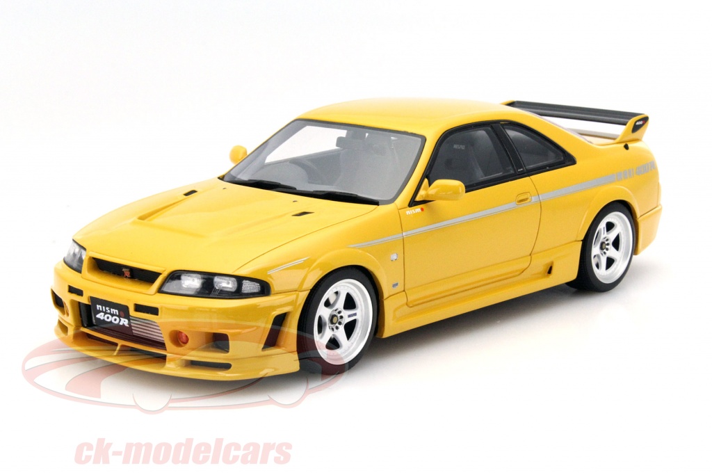 Ottomobile Nissan Skyline R33 Nismo 400 R 黄色 1:18 OT167 モデル 