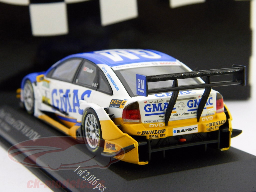 Carson Feuille Décorative 1:10 Opel Vectra GTS V8 Valvoline Dumbreck 14 DTM 69087