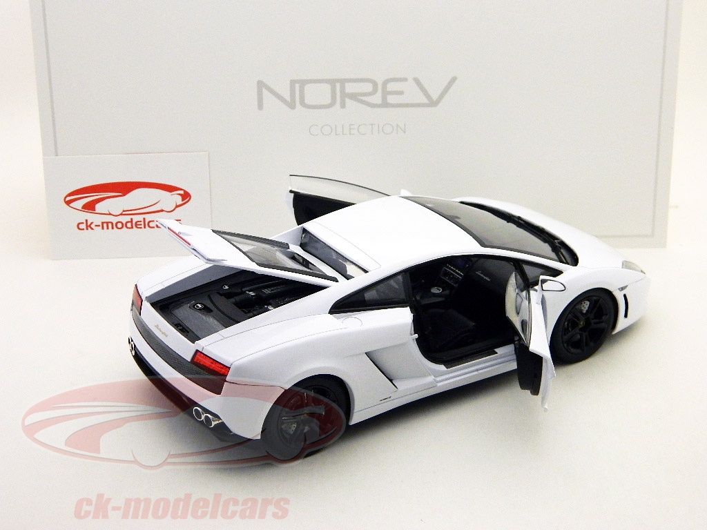 Lamborghini Gallardo LP560-4 2009 – Modèle Norev 1/18, Gris Métallisé, Portes Ouvrantes, Superbe Détail !