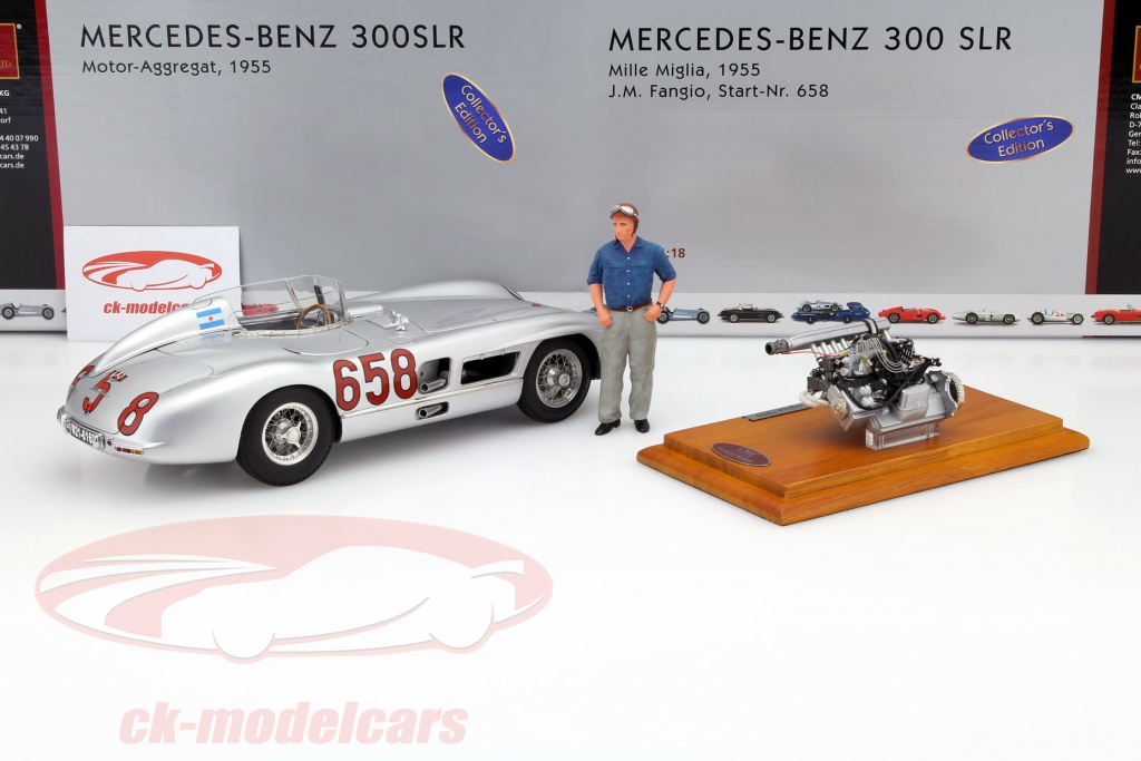 Spark 1:43 Mercedes 300 Slr Spider #658 Mille Miglia 1955 - Fangio - S5857
