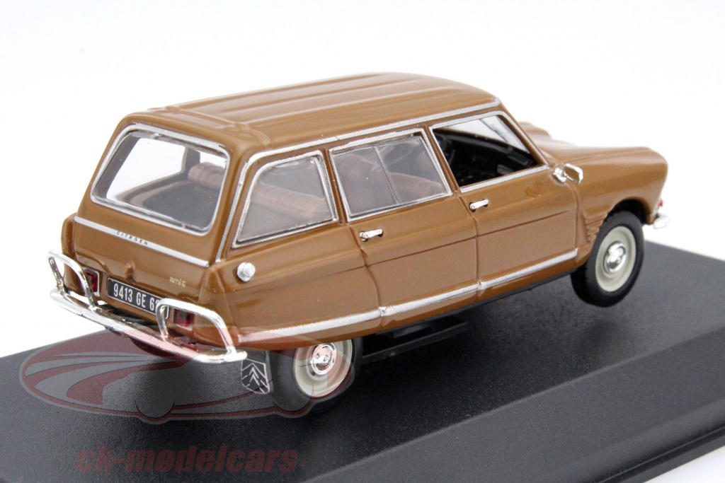 Figurine NOREV 1/43 - Citroën AMI 6 - N°54 - Intérieur Avec Volant - Occasion Bon état