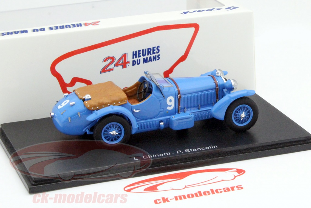 Modellino Diecast Altaya 1/43 Alfa Romeo 8C 24H Le Mans 1934 &ndash; Pilota L. Chinetti