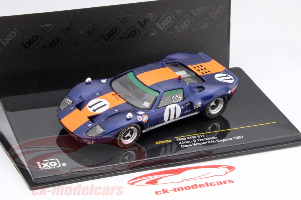Modèle Réduit Ford GT40 Mk2 Daytona 1967 - 1:18 - Marque Acme - Die-cast Métal - Neuf Avec Boîte