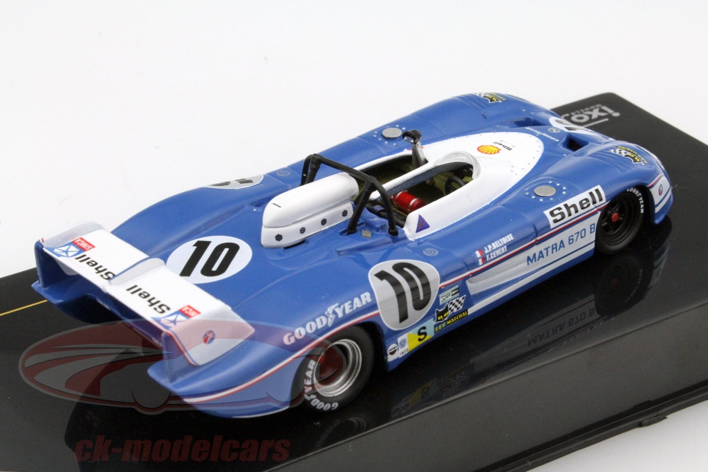 Photo Vintage – François Cevert Au Volant De La Matra MS 670 B – Collection Automobile – Occasion