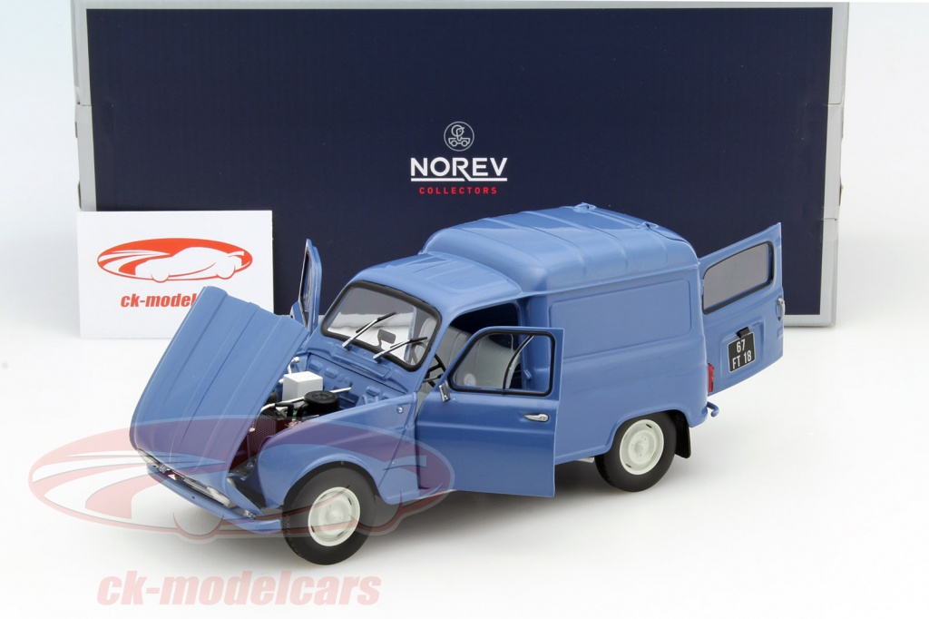 Norev 1:18 Renault 4 Fourgonnette 年 1965 ダークブルー 185188 