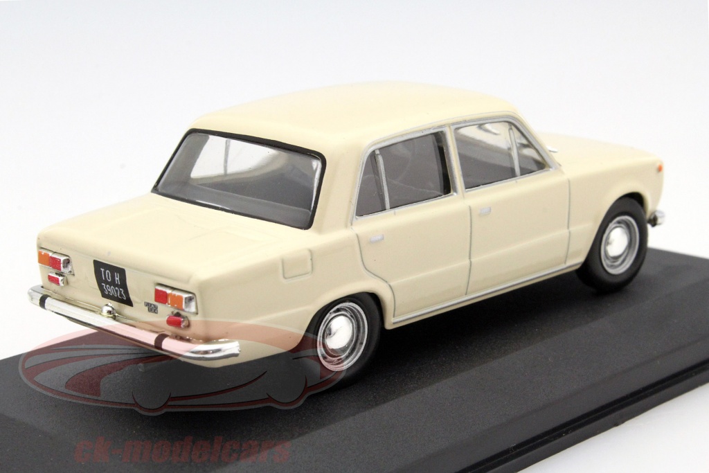 Modèle Réduit Norev 1/43 Fiat 124 Berlina Beige – Année 1966, Métal, Collection