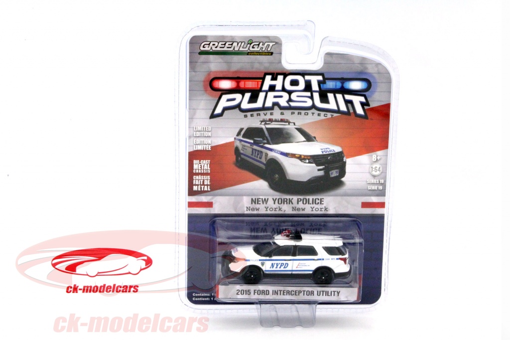 Voiture Miniature Ford Interceptor Utility Police Nashville 2023 - Greenlight 1:64 - Neuf