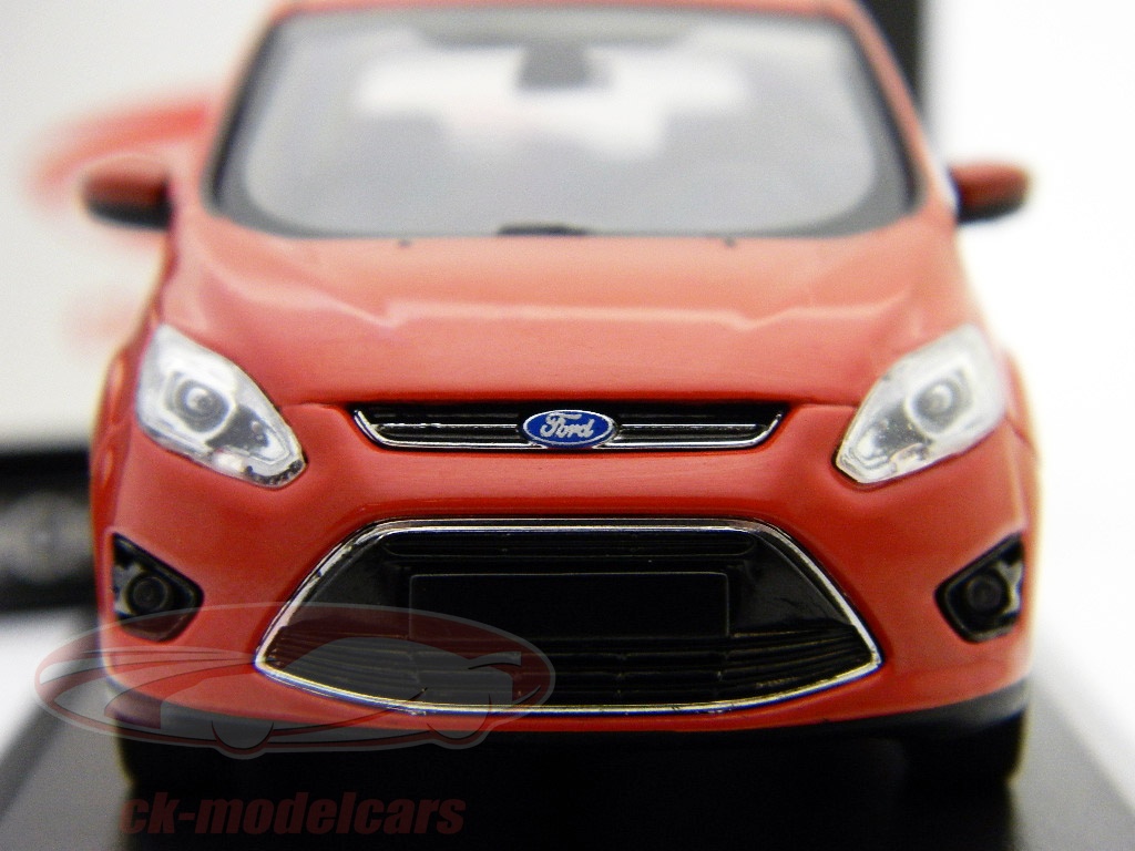 Minichamps 1:43 Ford Focus C-Max Compact Année 2010 rouge / blanc