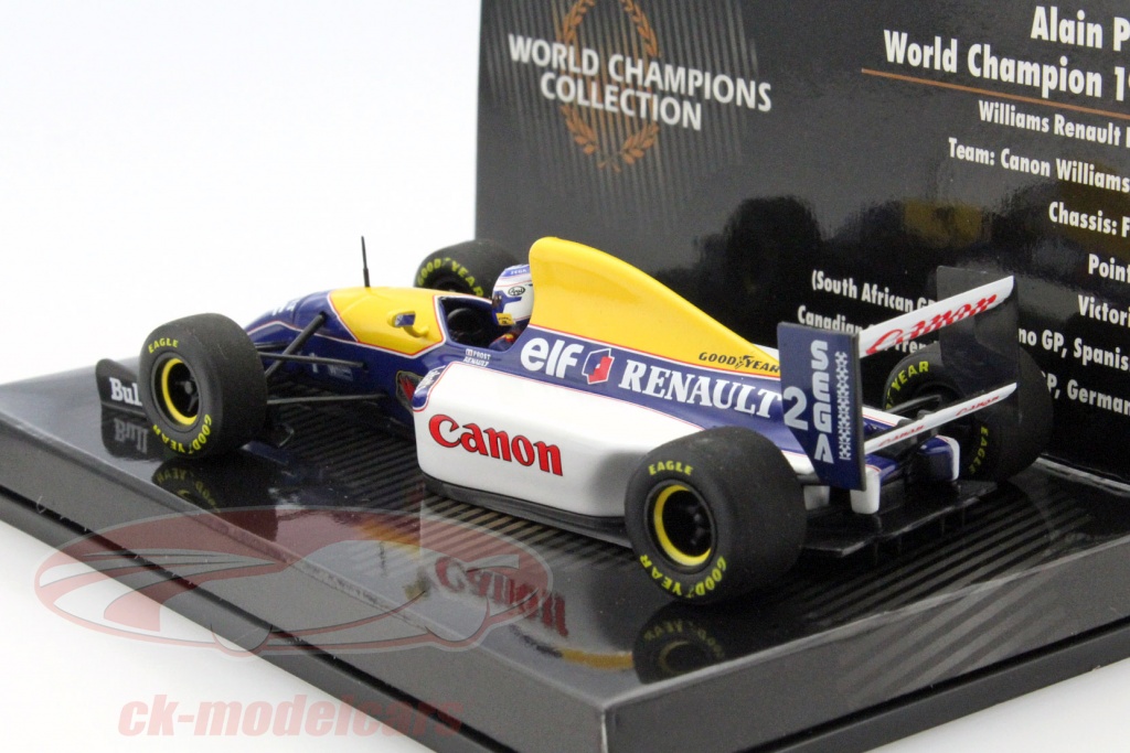 Maquette Williams FW15C #2 1993 Alain Prost 1/43 IXOMODELS - Collection F1 Métal Et Plastique