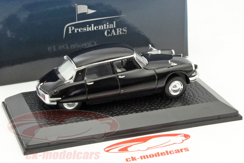 Citroën DS 19 Présidentielle 1962 - Atlas 1/43 - Charles De Gaulle