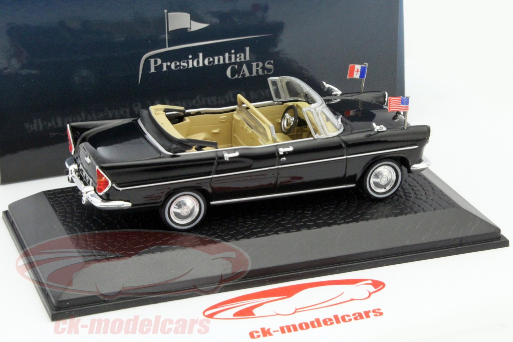 SIMCA CHAMBORD DE GAULLE 1961 PRESIDENTIELLE ATLAS 1:43 Chef d'état