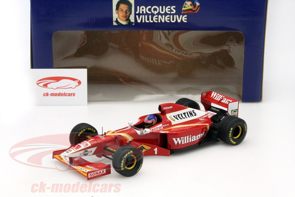 Voitures Formule 1 miniatures 1:18 sur jacques villeneuve