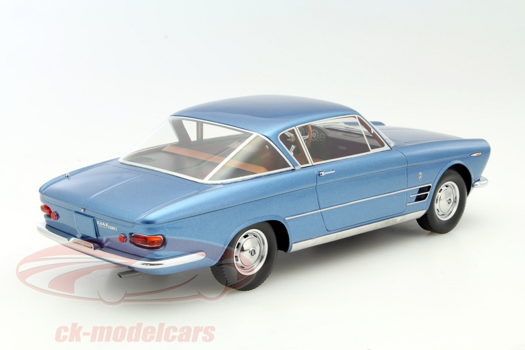BoS-Models 1:18 Fiat 2300 S Coupe 1961 Light Blue metallic BOS161