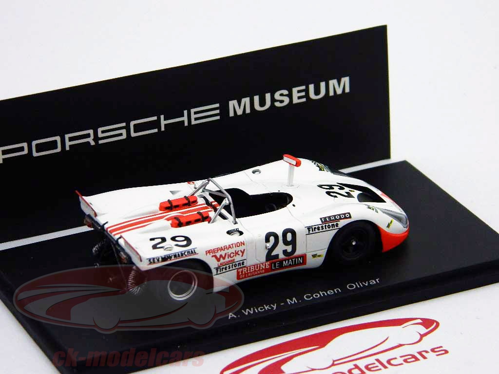 Modèle Réduit Porsche 908 Le Mans 1968 #31-34 - Échelle 1:43, Métal, Marque TOP 43 - Occasion