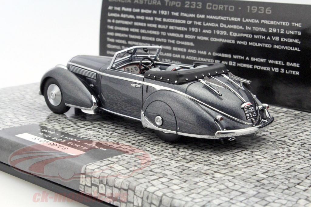 Modèle Réduit Lancia Asturia Tipo 233 1936 - Minichamps 1/18 - Neuf - Collection