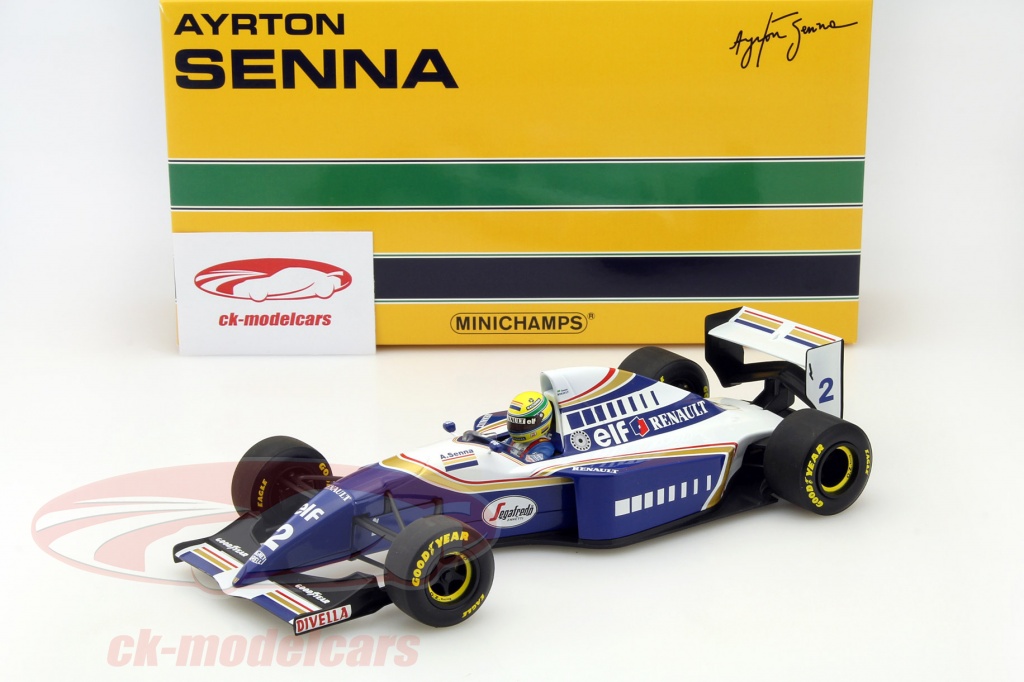 Minichamps Casque Ayrton Senna 1994 – Dernier GP – Réplique 1/8 Pour Collectionneur