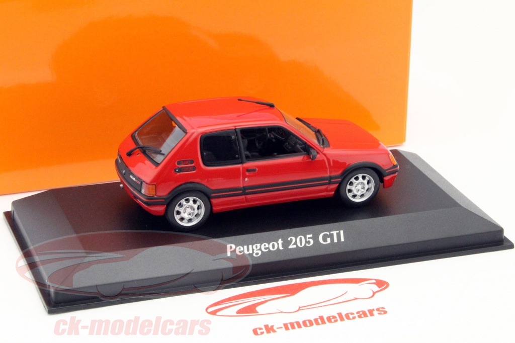 JPS Résine 1/43 - Peugeot 205 XA Multi Durisotti Gruau - Miniature Collection (sans Boîte)