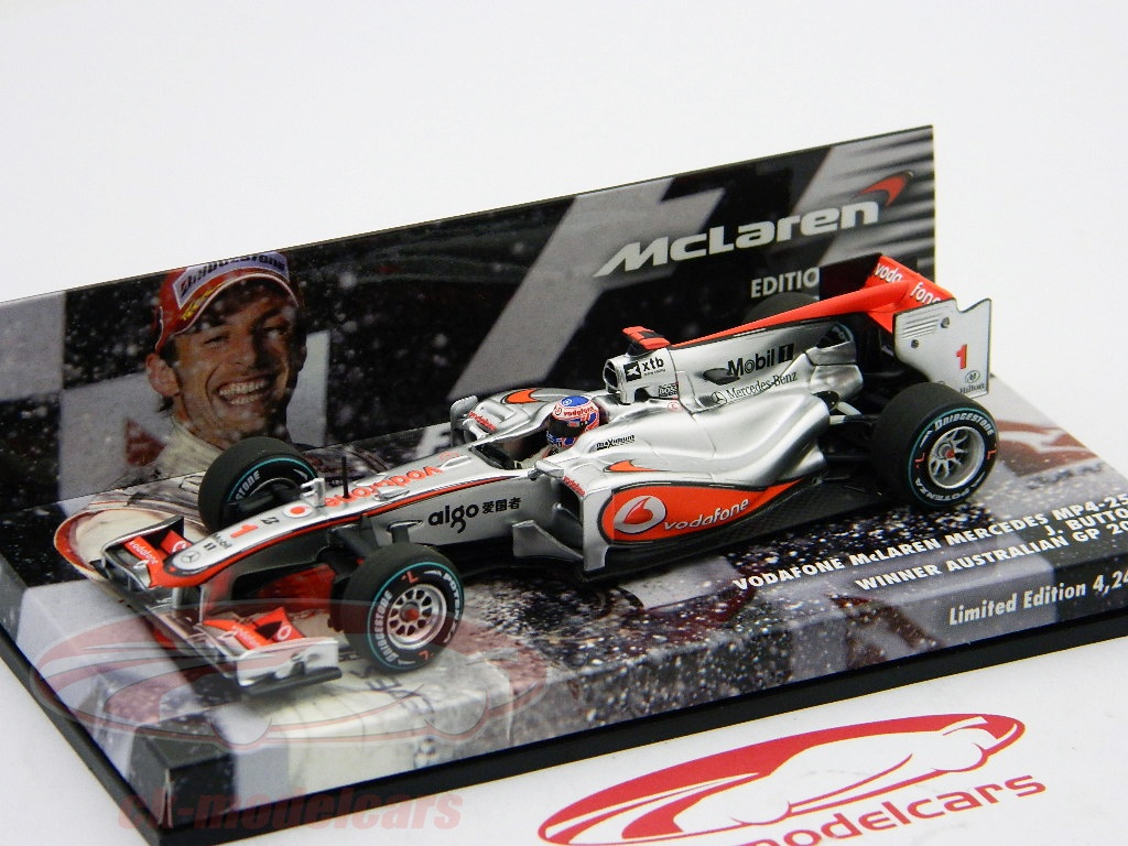 ミニチャンプス 1/43 マクラーレン・メルセデス MP4-25 J. バトン
