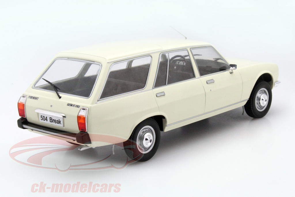 MCG 18358 - Peugeot 504 Break 1976, gris métal 1:18 - Collection