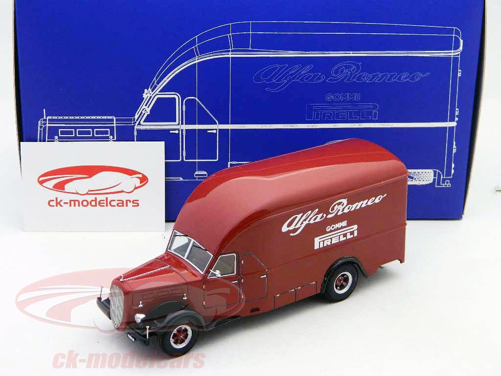 Exoto 1:43 Alfa Romeo Alfa Romeo 500 Race Car Transporter 1950 rojo ...