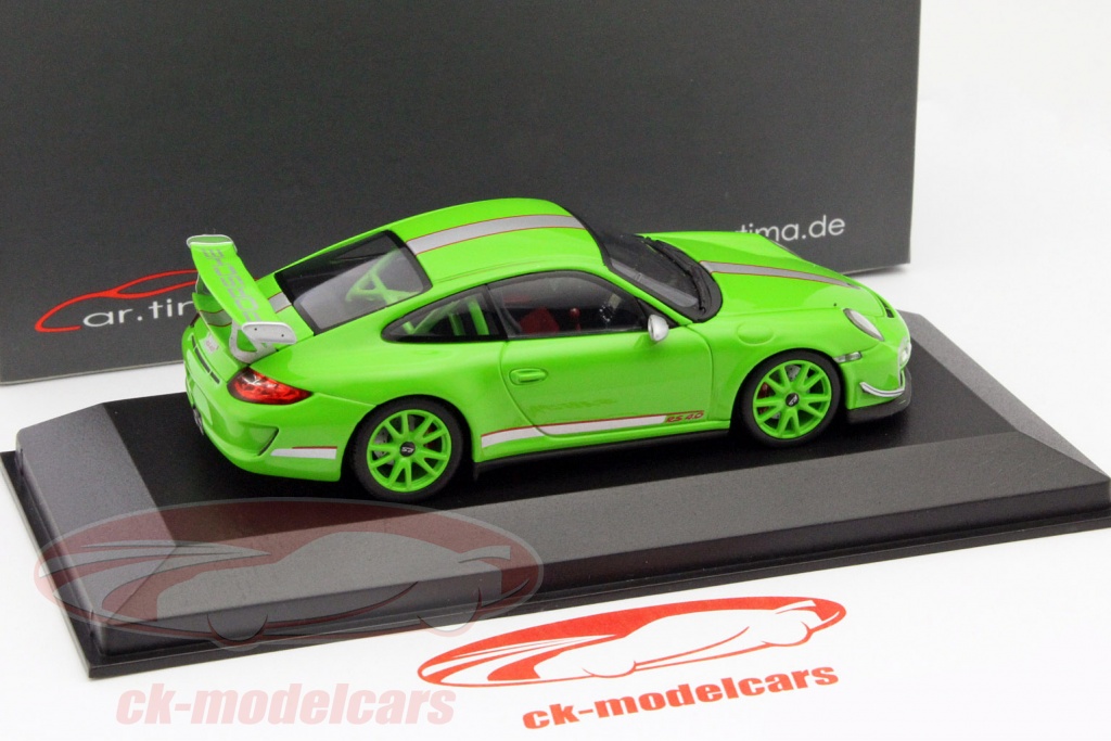 Porsche 911 (991 II) GT3 RS Lizzard Green W/ Silver Wheels 1:43 413067044 MINICHAMPS diecast model car / modelli in scala In vendita