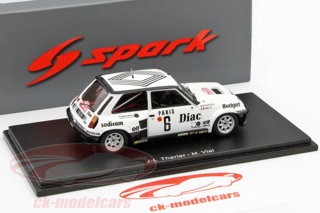 BBURAGO RENAULT R5 Turbo Monte Carlo Rally 4160 modèle voiture moulée sous pression 1983 EUR 8