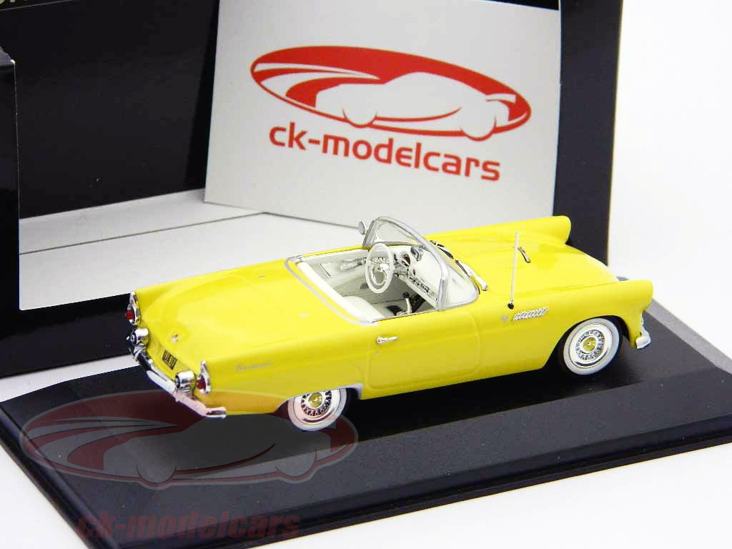 1/43 FORD 55 THUNDERBIRD Coupé jaune sans boite