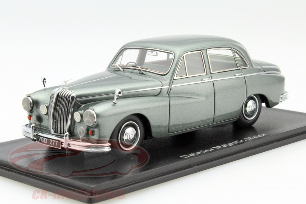 Miniature Voiture Ancienne 1/43 Western Models - Daimler Straight 8 Silver Green 1948 (Occasion, Sans Boîte)