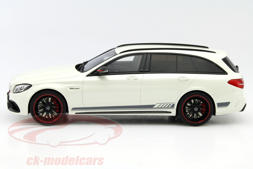 Modèle Réduit 1:18 Mercedes-Benz C63 AMG GT Spirit - Argent, Résine, édition Limitée (GT462)