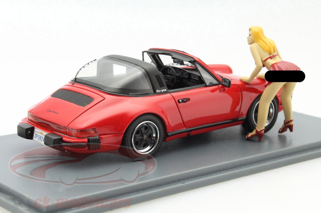 Neo 1:43 Porsche 911 Carrera Coupe USA argent NEO43242 modèle voiture