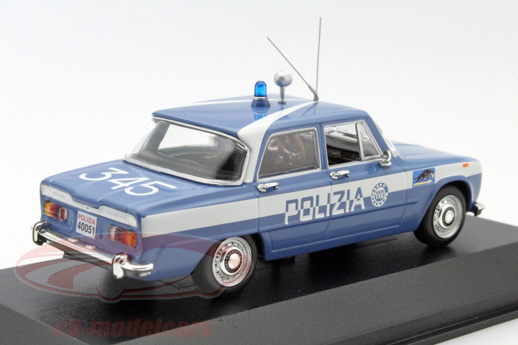 Miniature Minichamps 1/18 Alfa Romeo Giulia 1300 Super 1970 Jaune Ocre