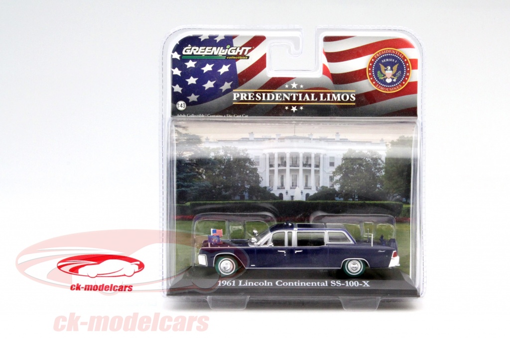 Miniature 1:43 – Lincoln Continental Limousine SS-100-X – Voiture De JFK – Occasion