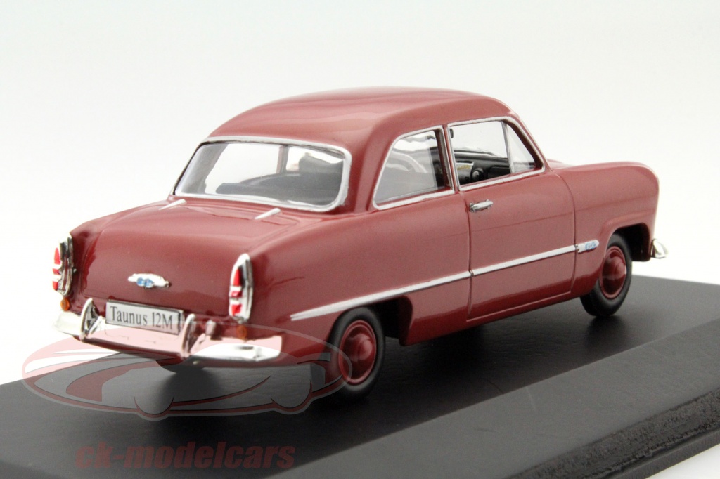 Dinky Toys Ford Taunus 12M Rouge Brique 1/43 – France, Métal