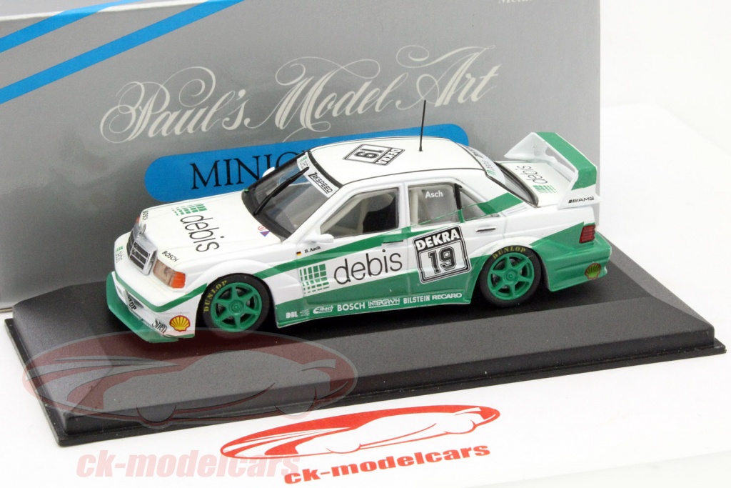 MERCEDES-BENZ 190E EVO 2, Nr.3, Asch, Camel, o.OVP, Minichamps, 1:43, Signatur EUR 26,99 - DE