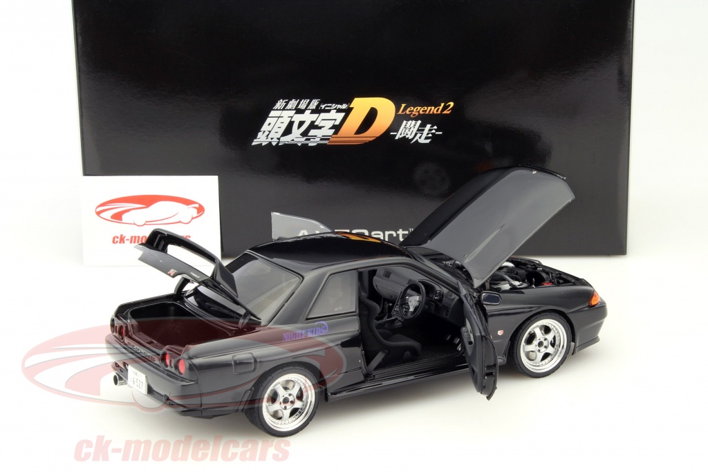 AUTOart 1:18 Nissan Skyline GT-R (R32) Movie Initial D Legend 2 77419 ...