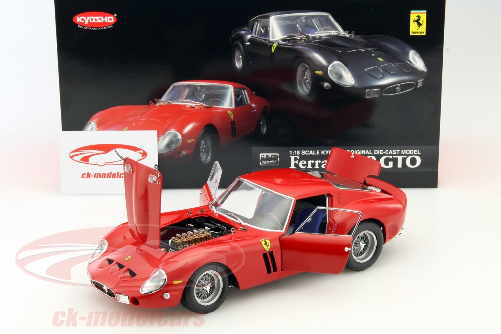 Kyosho 1:18 Ferrari 250 GTO rouge 8435R modèle voiture 8435R 4548565217908