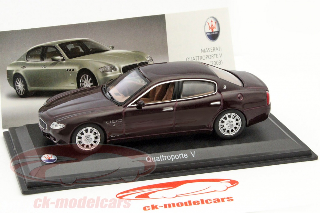 ALEZAN MODELS . 1/43 . MASERATI KUBANG . DETROIT 2003