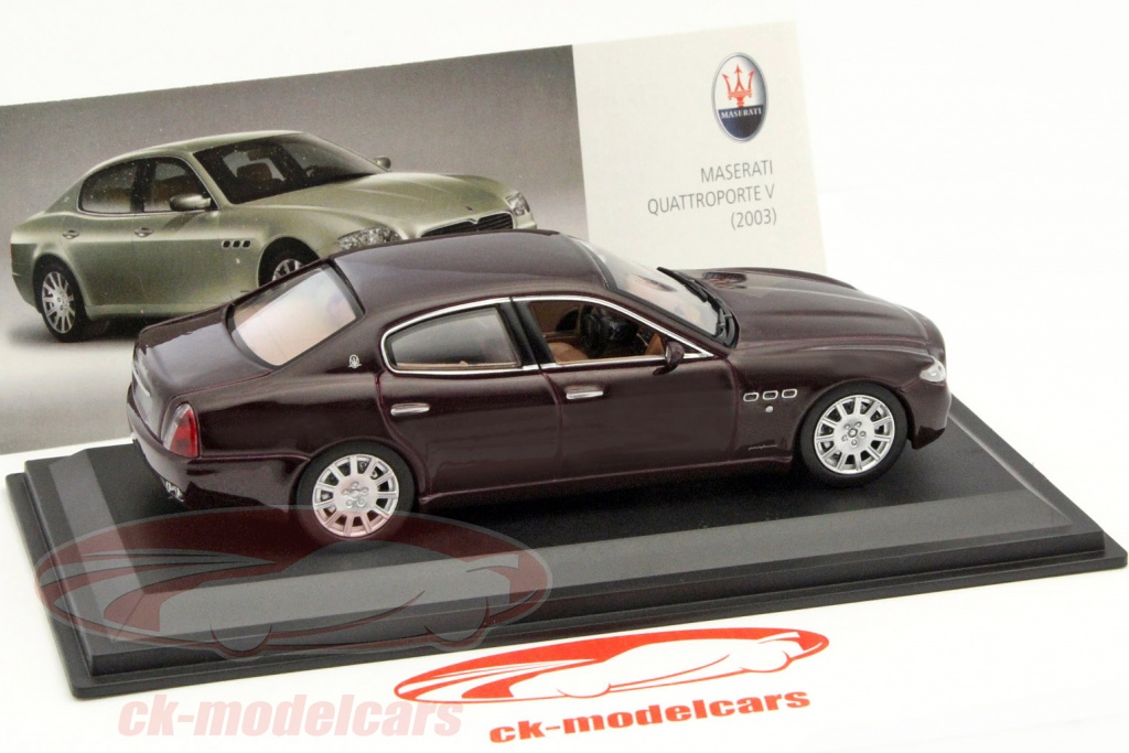 Maquette Maserati Quattroporte 2003 "La Maserati" N°1 - Échelle 1:43 Par Norev/Hachette - Neuf