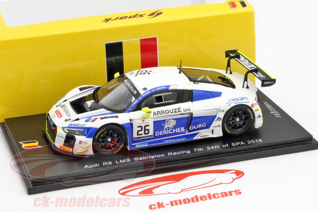 Schuco SB 1/43 - Audi R8 Bleue - Modèle Réduit Occasion Sans Boîte (bon état)