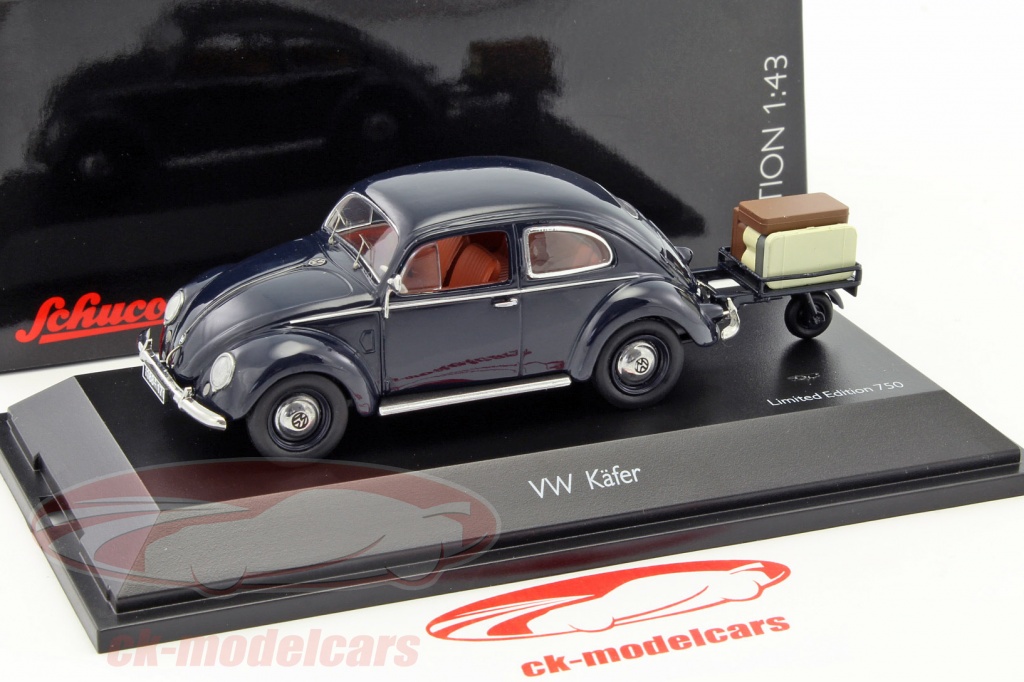 Schuco Vw Volkswagen bus Samba - 1:43 Beige/Bleu Beige/Bleu Plastique - Vendu