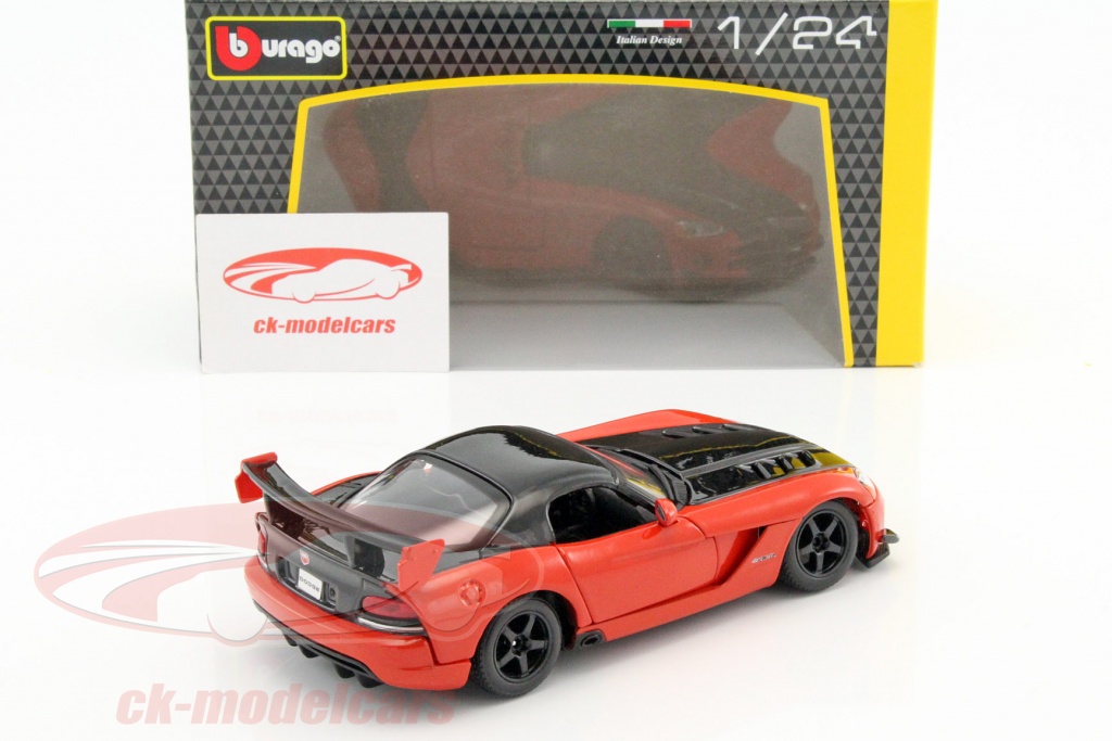 Bburago Dodge Viper SRT-10 ACR fém autómodell 1/24 narancssárga